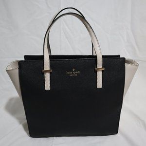 Kate Spade black and white (off-white) purse
